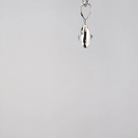 Sterling Silver 925 Evil Eye Pendant – Clear Charm Necklace for Protection - Picture 11 of 11